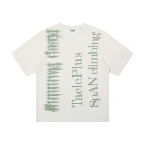 Camiseta gráfica con letras de aerosol Madxmarx - M / Albaricoque