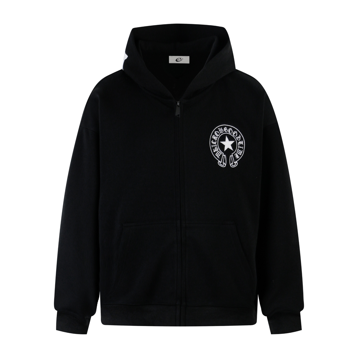 Madxmarx Camo Flag Zip-Up Hoodie