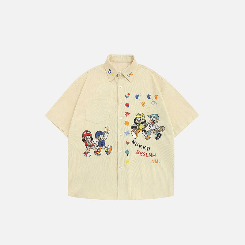 Washed Loose Oversized Shirt