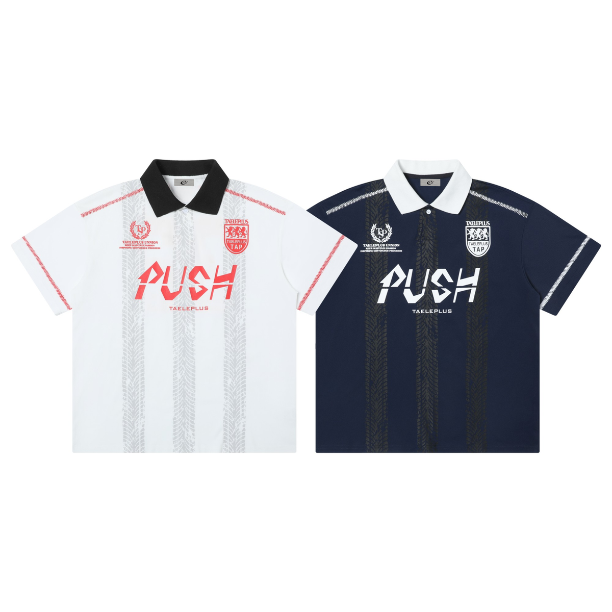 Madxmarx “PUSH” Contrast Collar Soccer Jersey
