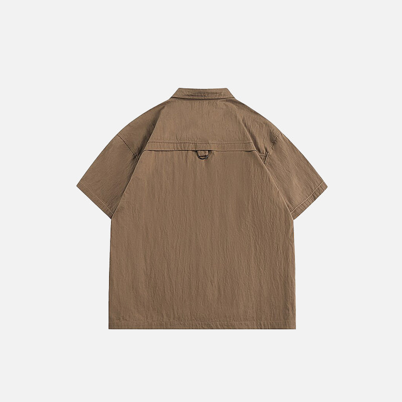 High Street Solid Color Shirt