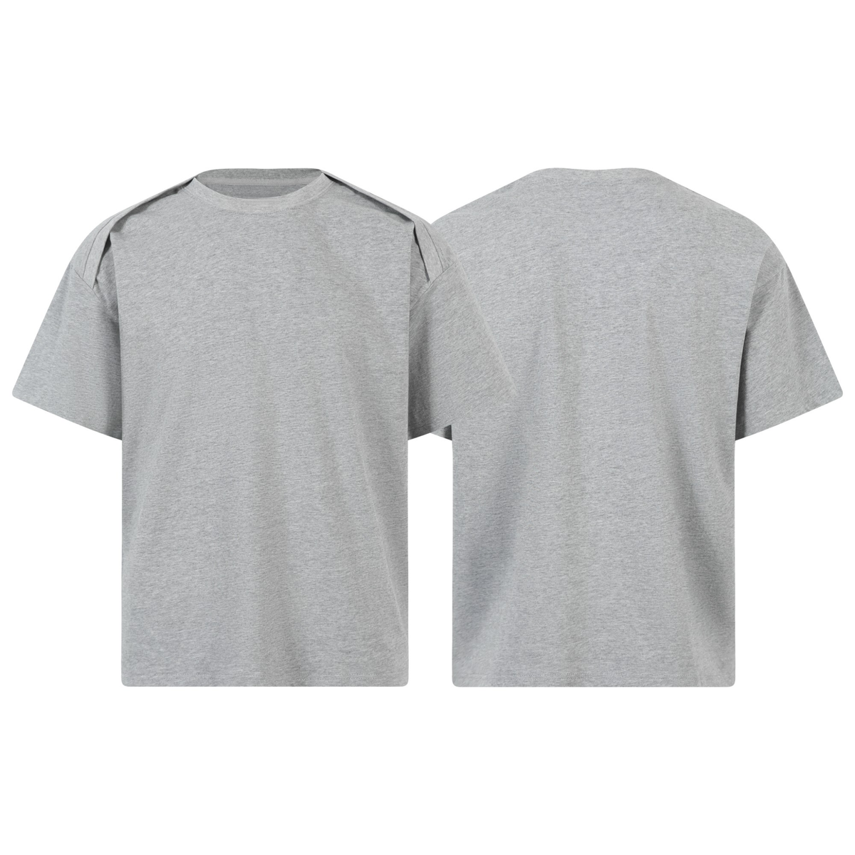 Madxmarx “Fold-Panel” Structured Short-Sleeve Tee
