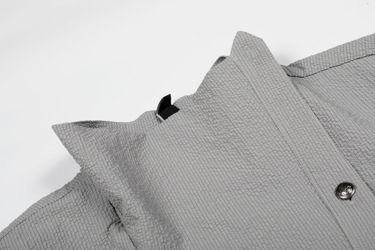 Madxmarx “Asymmetrical Stand-Collar Shirt”