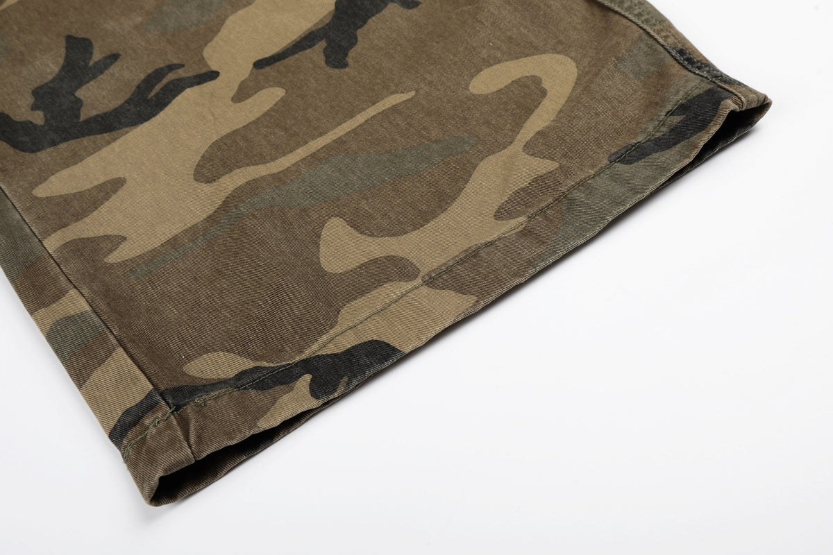 Madxmarx Oversized Camo Cargo Jeans