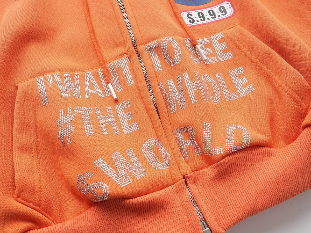 Madxmarx “See The Whole World” Zip Hoodie