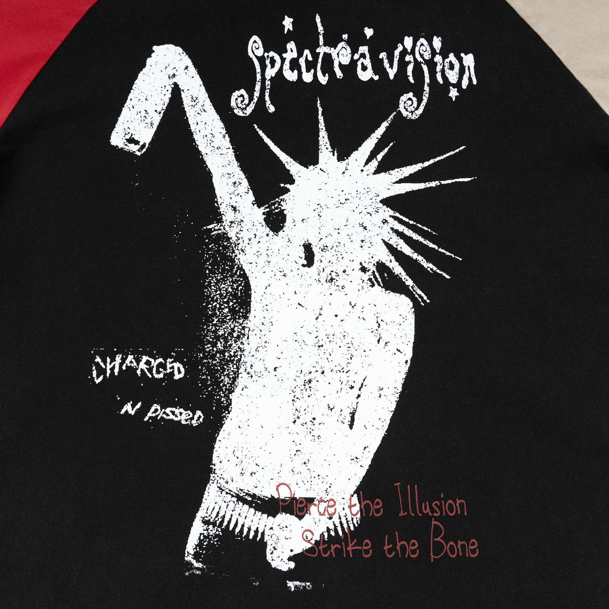 Madxmarx Spectra Vision Contrast Raglan Long Sleeve Tee