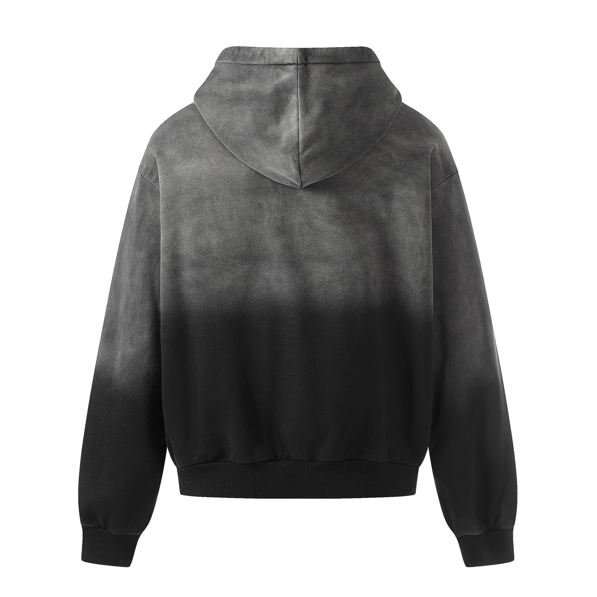 Madxmarx Gradient Graphic Zip-Up Hoodie
