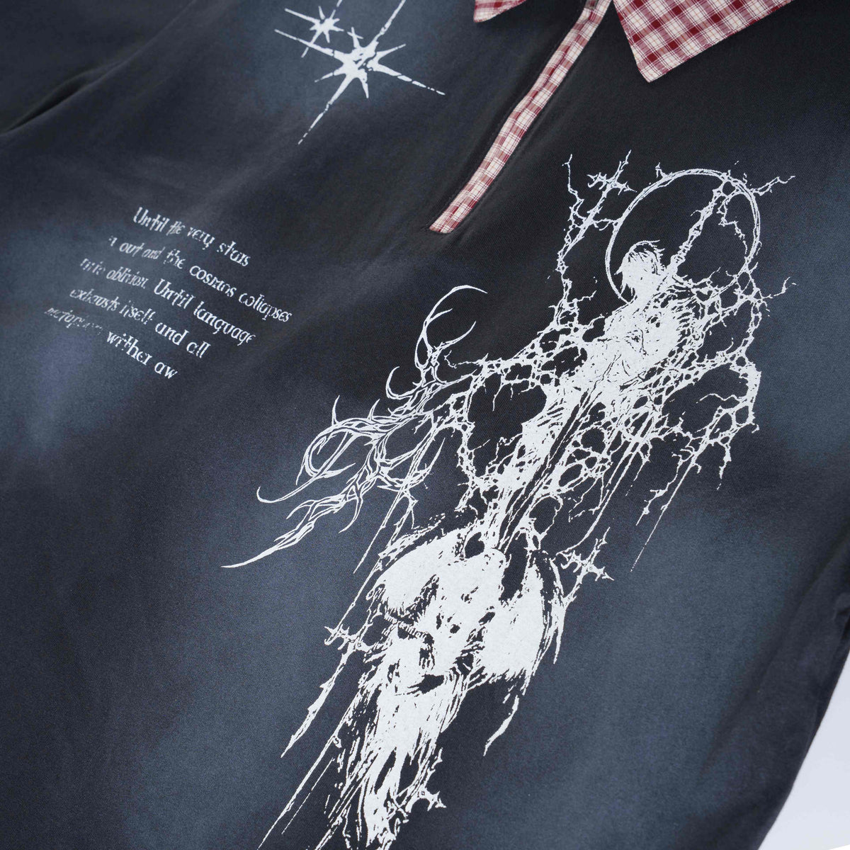 Madxmarx “Grunge Star Zip Polo Tee”