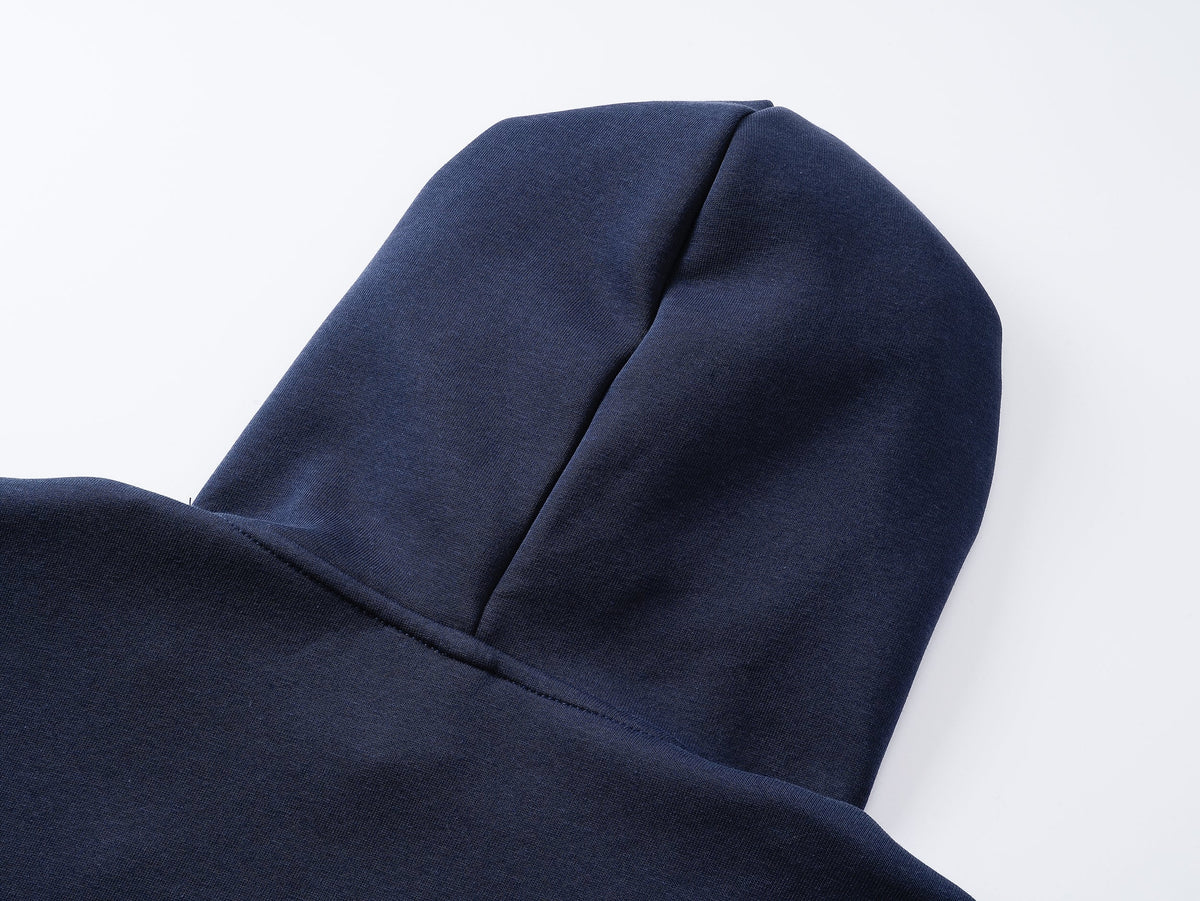 Madxmarx Heart-Embroidered Cropped Zip Hoodie