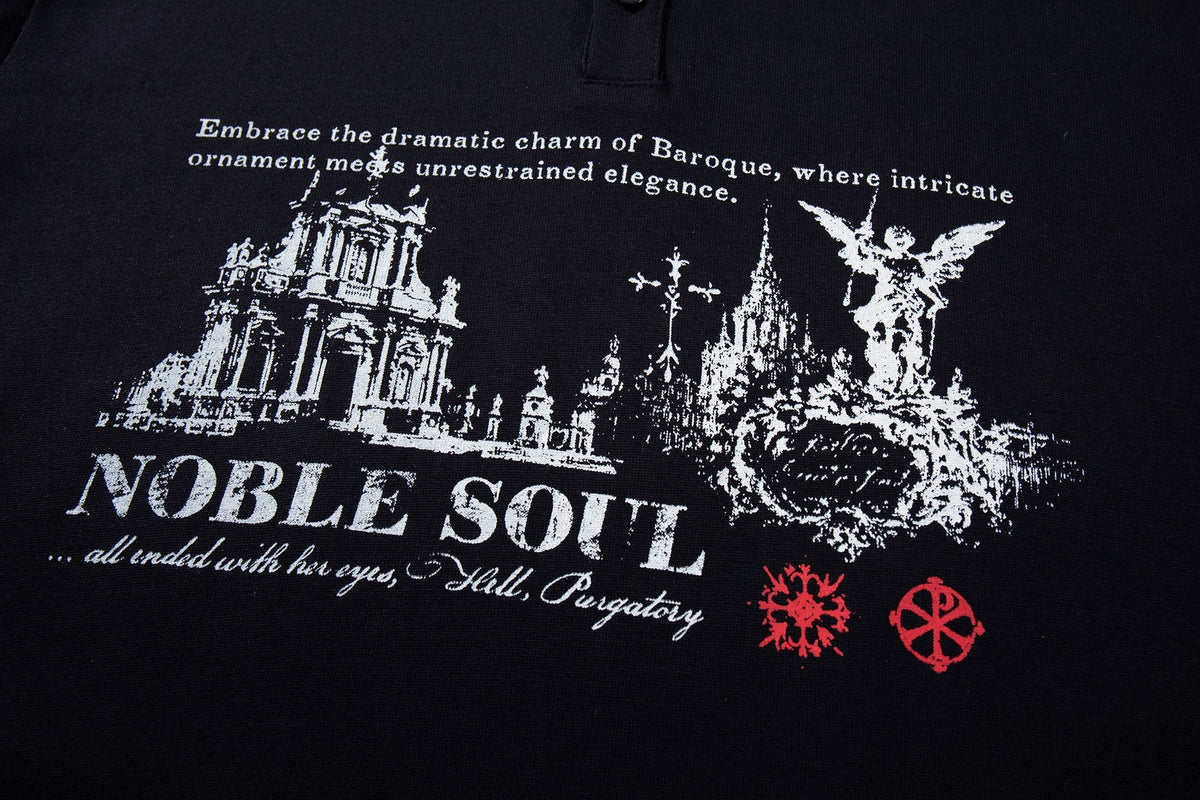 Madxmarx Noble Soul Graphic Polo Long Sleeve