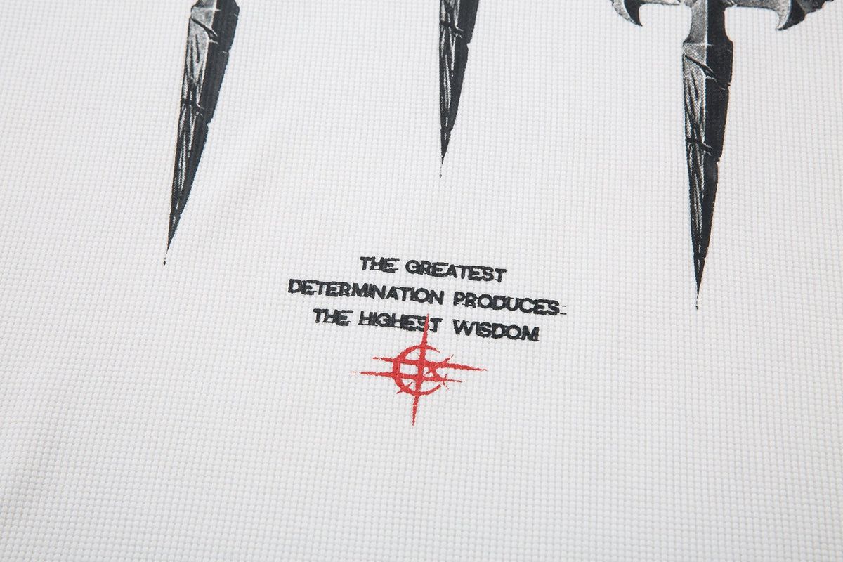 Madxmarx Gothic Cross Long Sleeve Tee