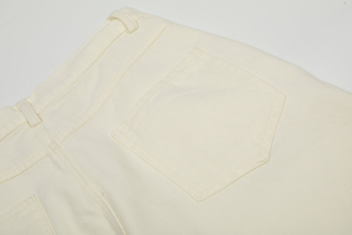 Madxmarx Sea Shell Embroidered Cargo Pants