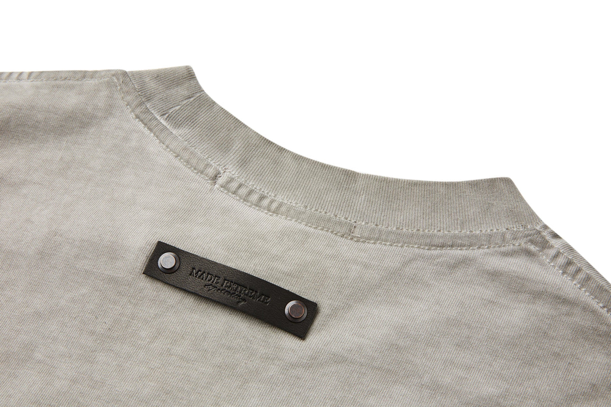 Camiseta vintage lavada “SKINT” de Madxmarx