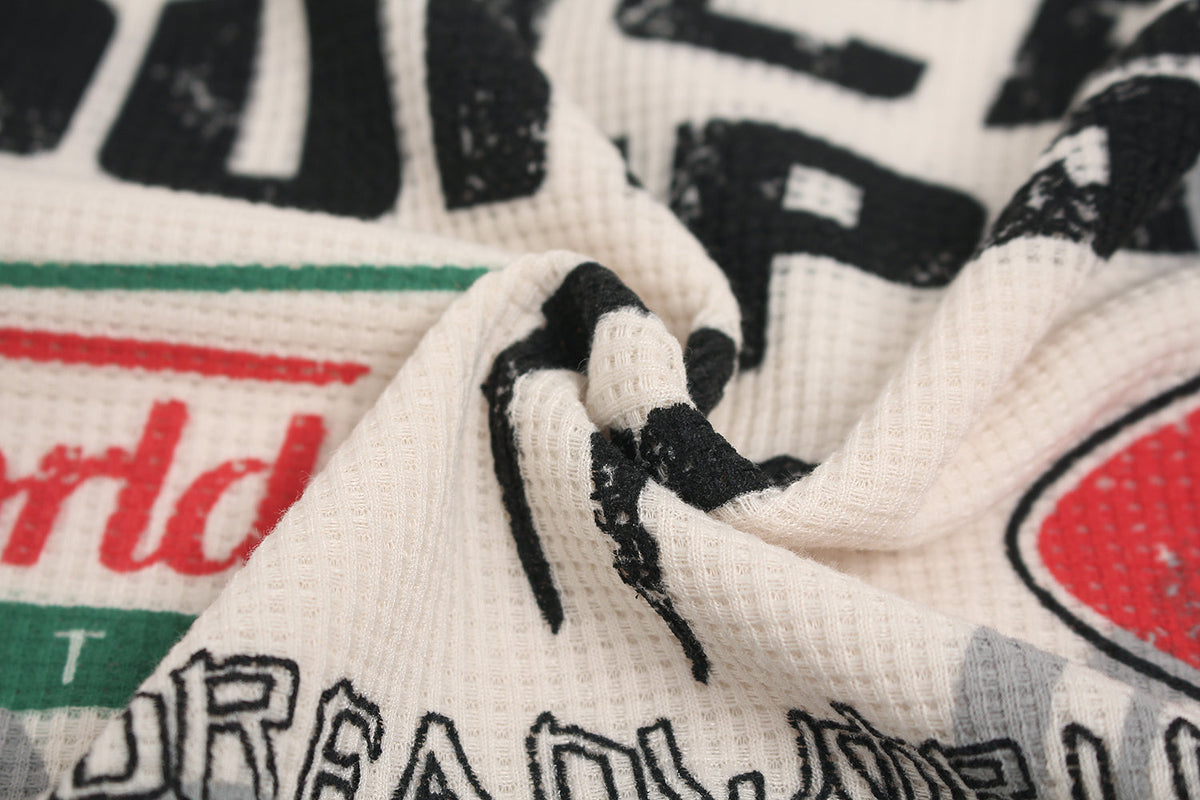 Madxmarx Racing Graphic Waffle Long Sleeve