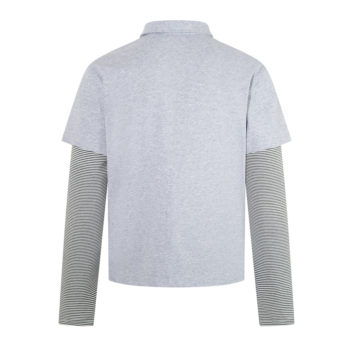 Madxmarx Fur Collar Layered Polo
