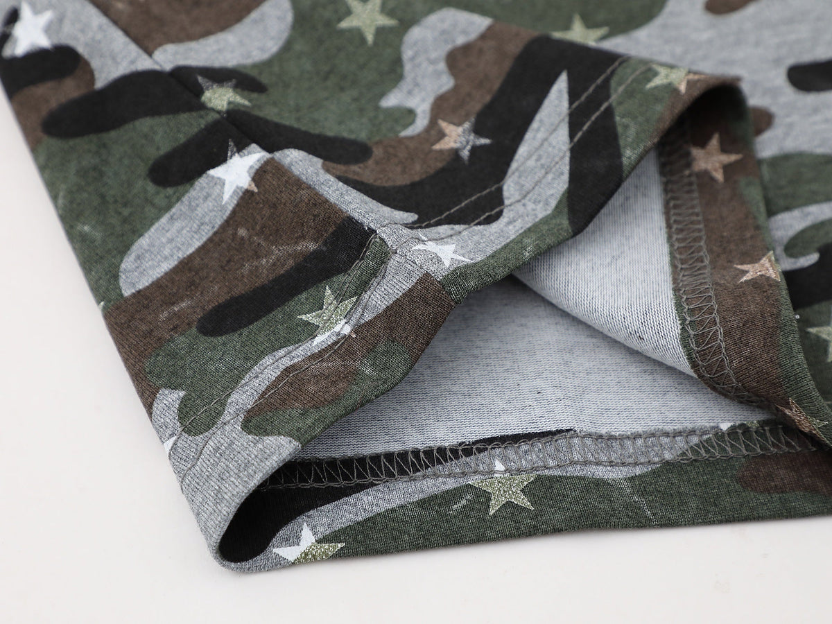 Madxmarx Camo Star Graphic Polo