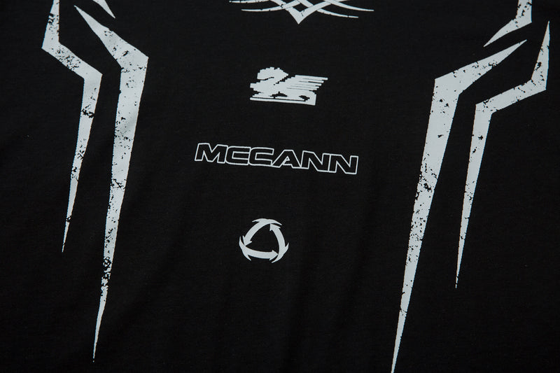 Madxmarx Layered Racing Graphic Long Sleeve Tee