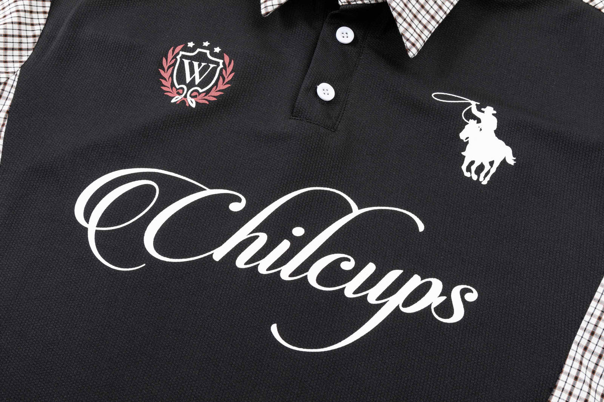 Madxmarx Vintage Plaid Panel Polo
