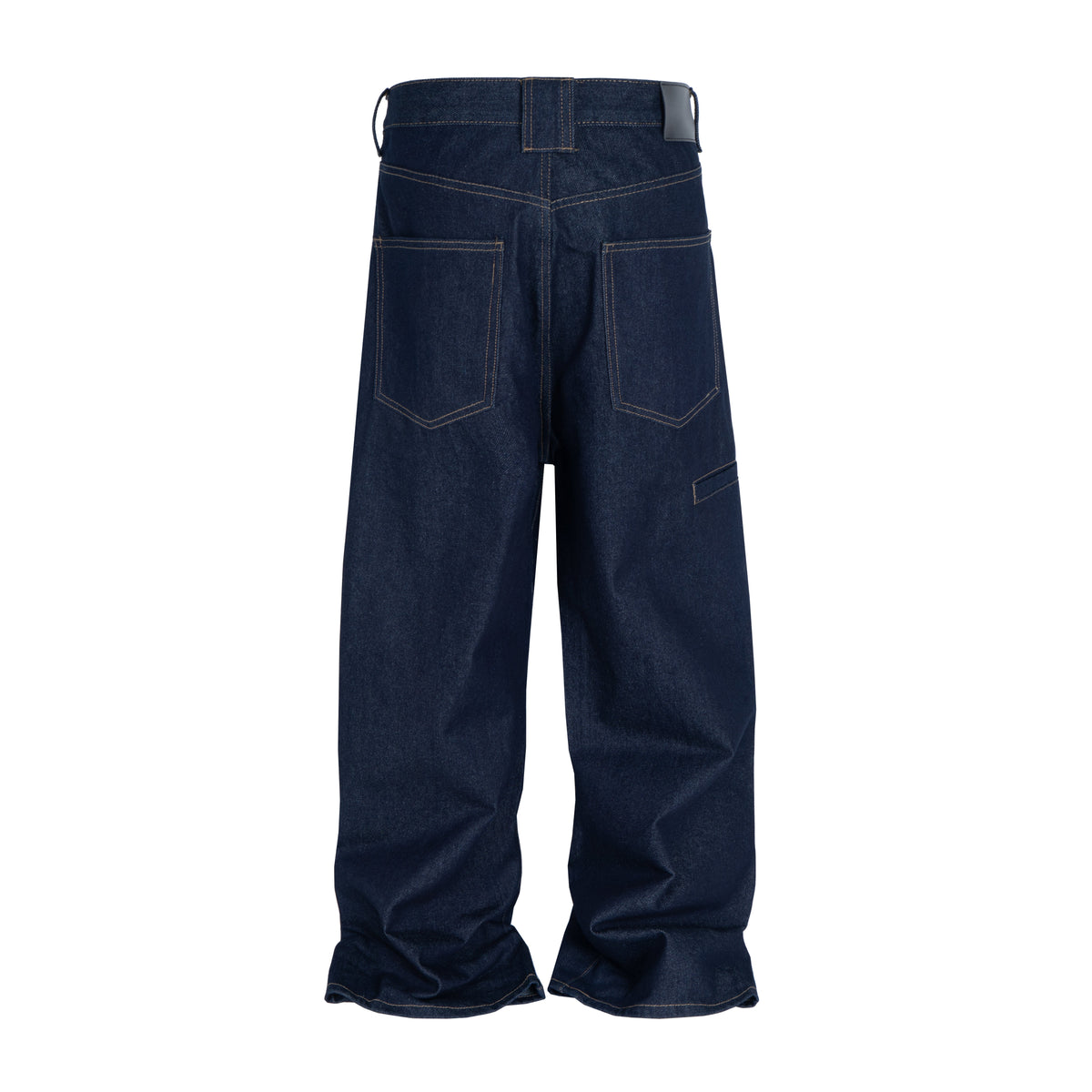 Madxmarx Curved-Cut Raw Denim Jeans