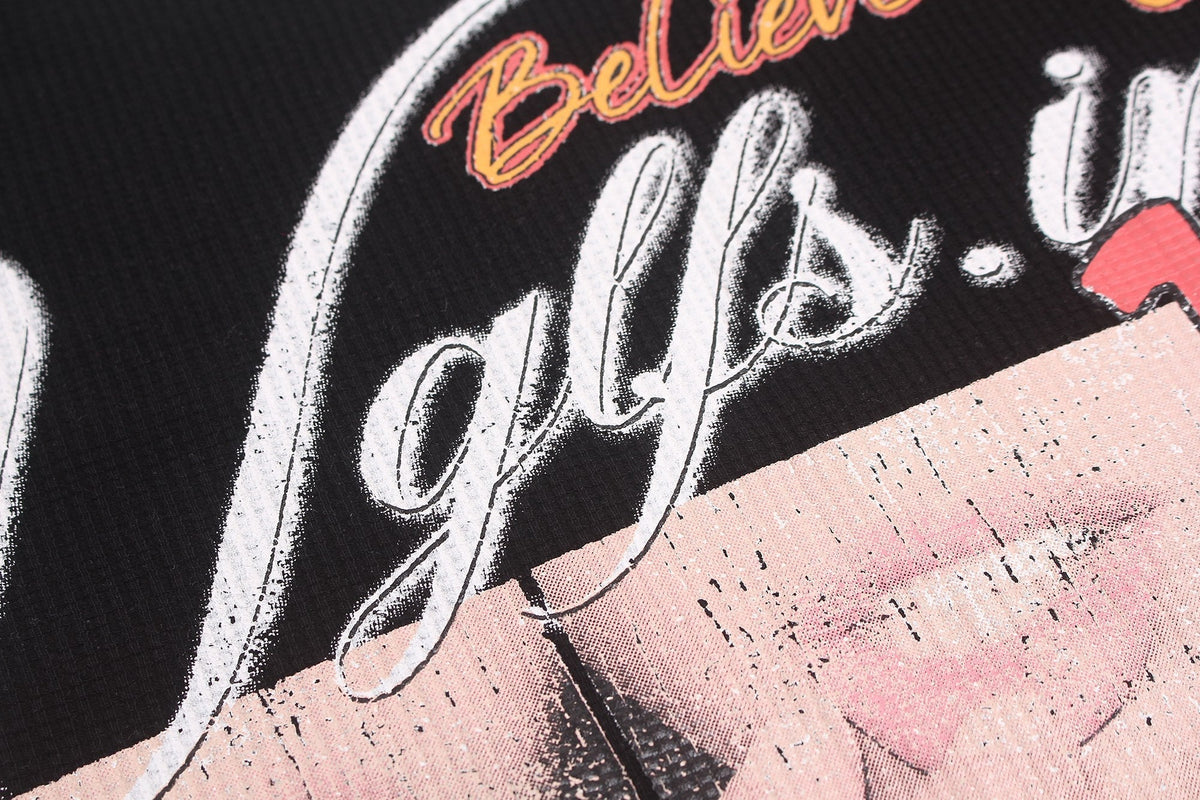 Madxmarx Vintage Graphic Waffle Long Sleeve