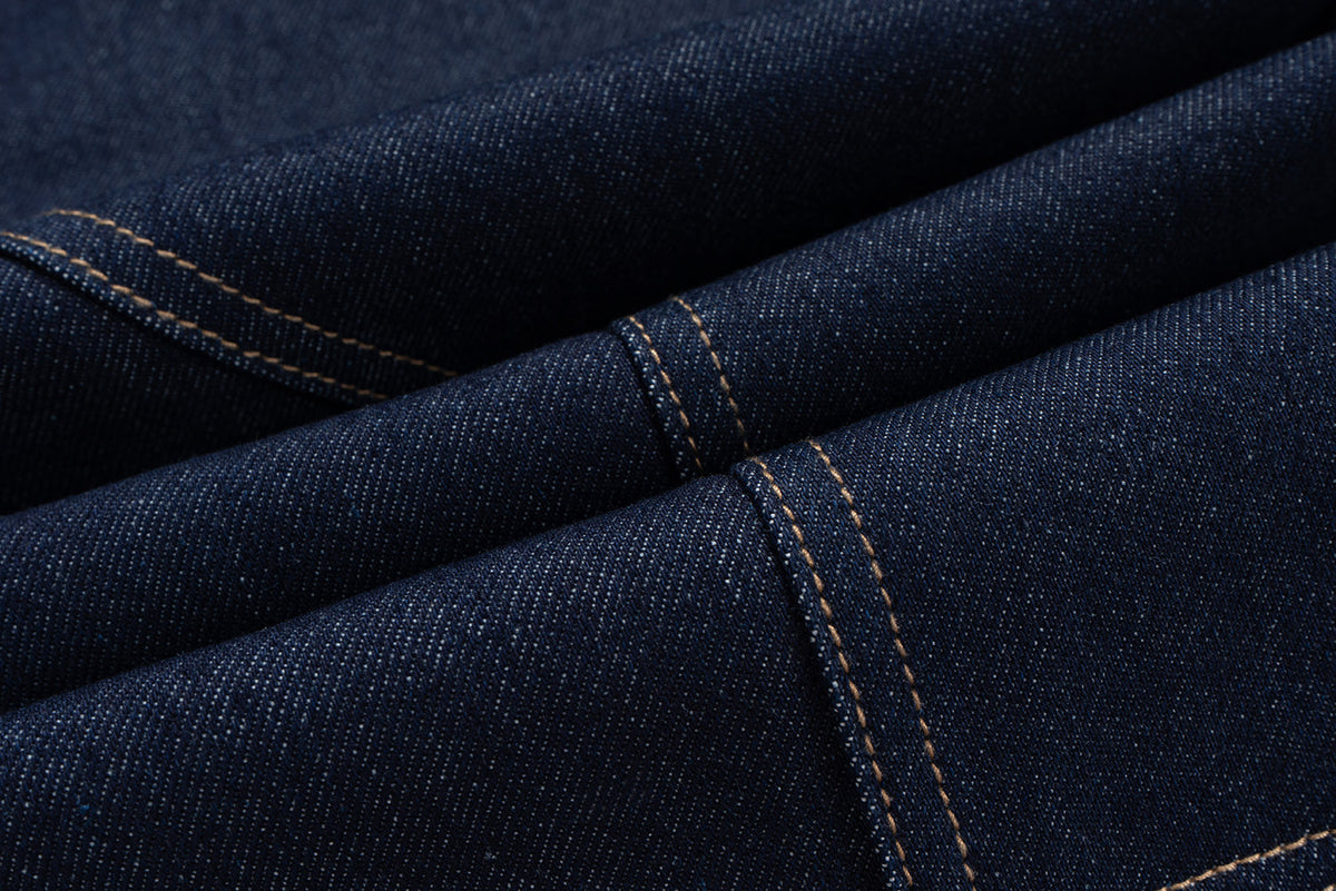 Madxmarx Curved-Cut Raw Denim Jeans
