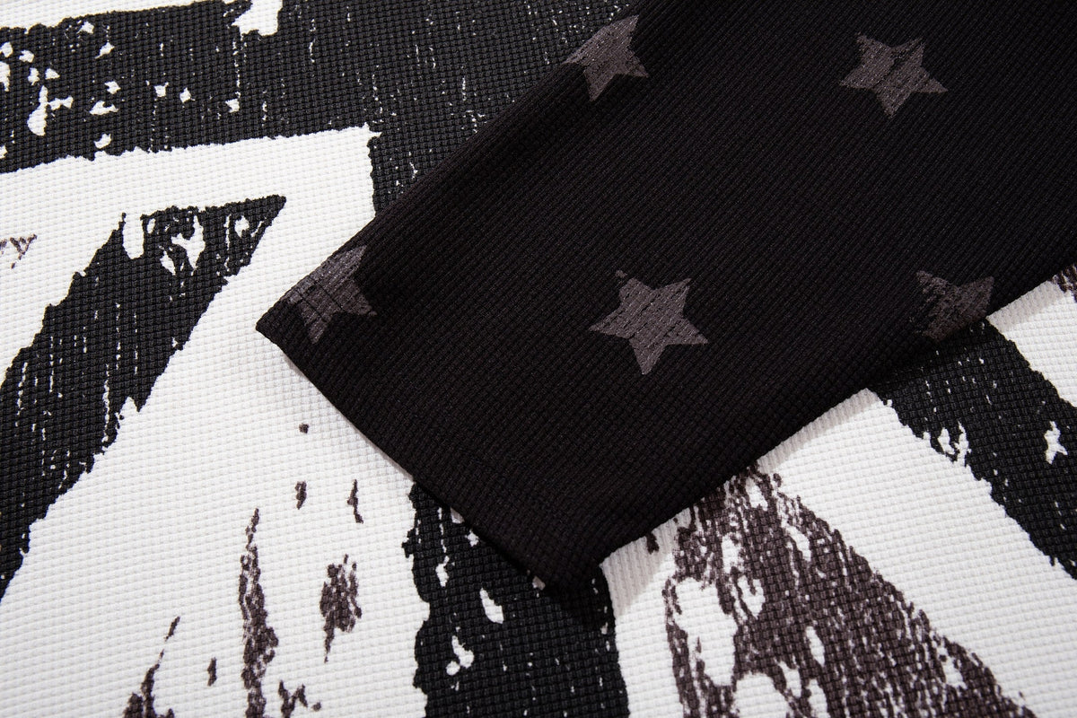 Madxmarx Vintage Union Jack Raglan Long Sleeve