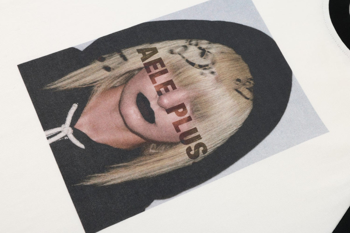 Madxmarx Graphic Raglan Long Sleeve Tee
