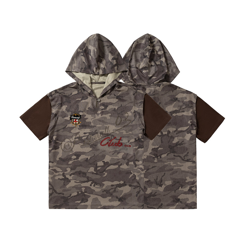 Madxmarx Camo Hooded Tee