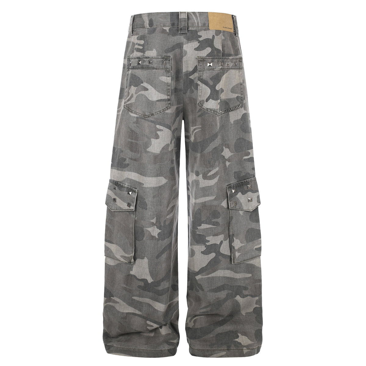 Madxmarx Studded Camo Cargo Pants