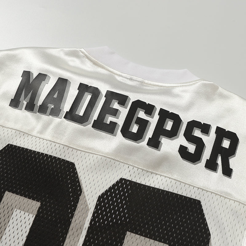 Madxmarx Mesh Panel Football Jersey Tee
