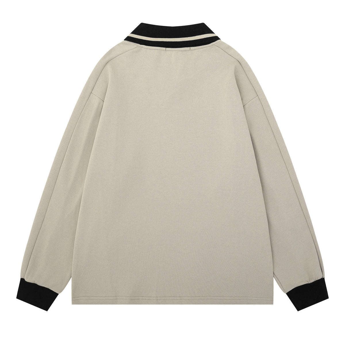 Madxmarx Contrast Panel Polo Sweatshirt