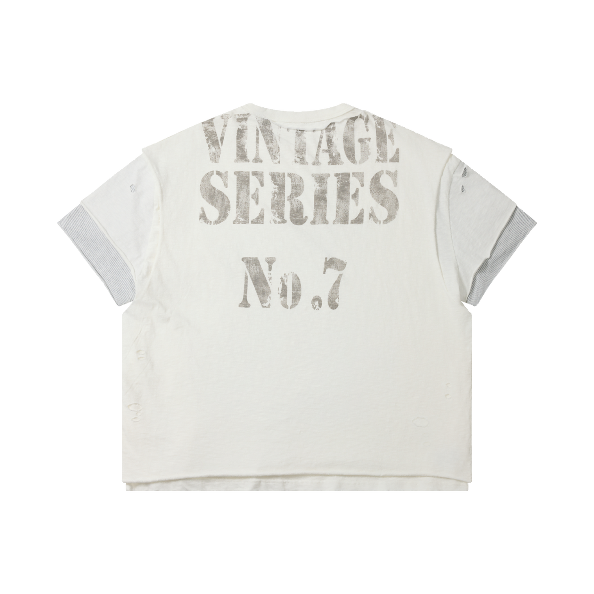 Madxmarx Layered Distressed Graphic Tee