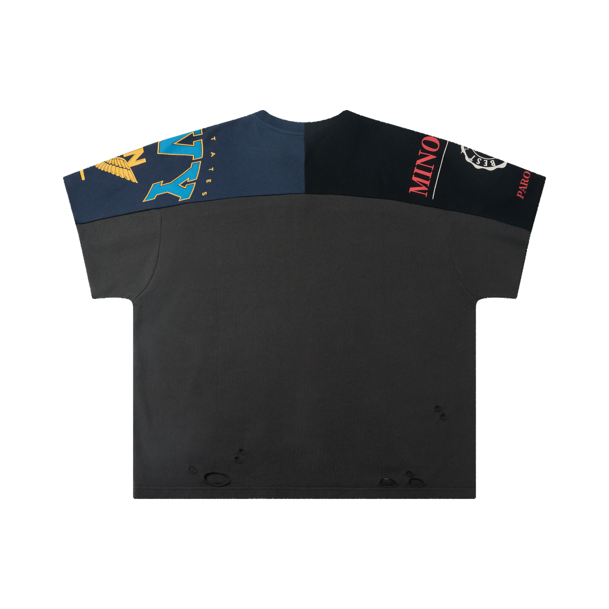 Madxmarx Distressed Panel Graphic Tee