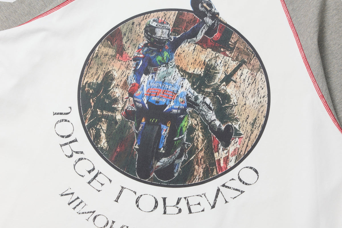 Madxmarx Moto Racing Raglan Long Sleeve Tee