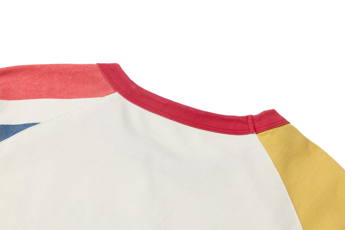 Madxmarx Contrast Raglan Graphic Long Sleeve Tee