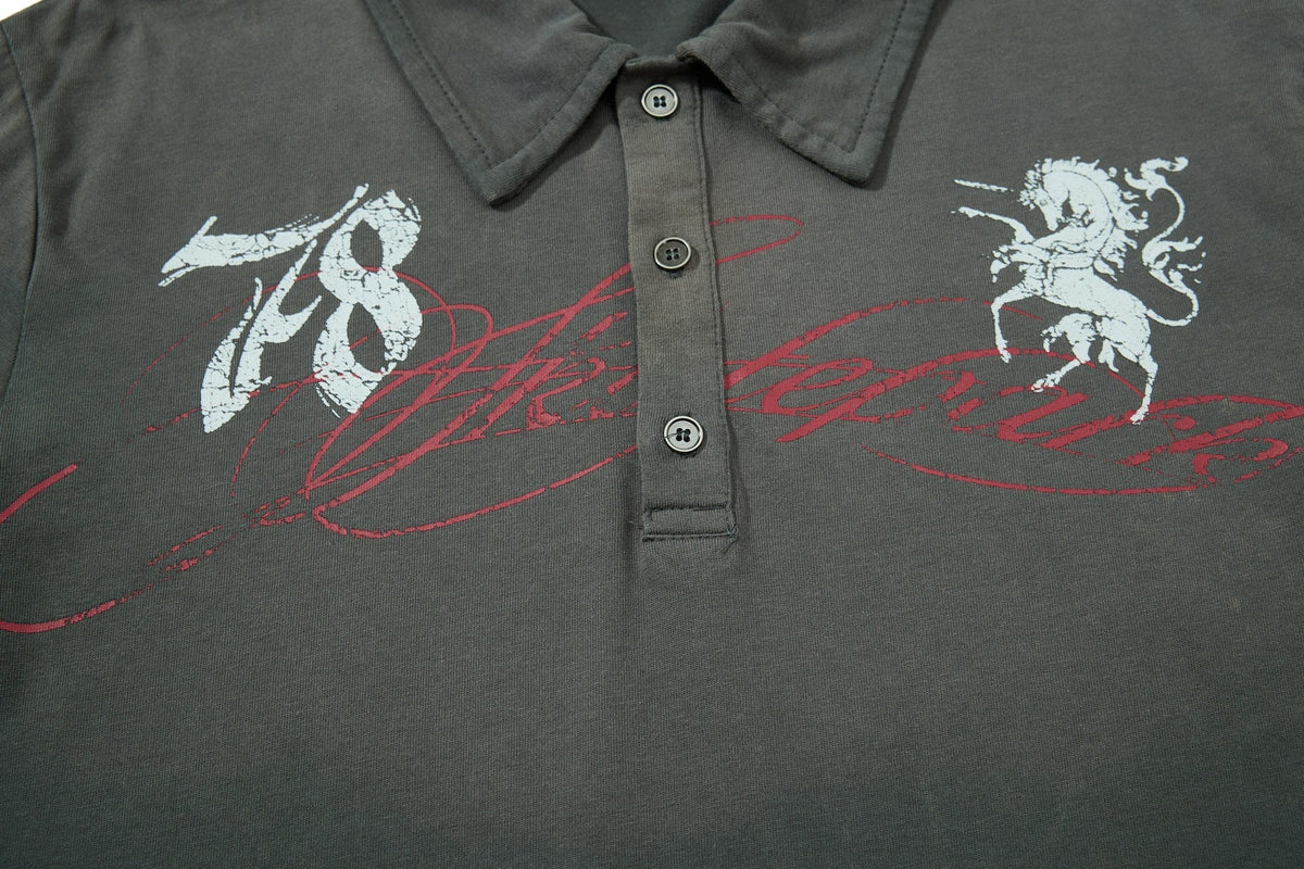 Madxmarx Vintage Graphic Polo Tee