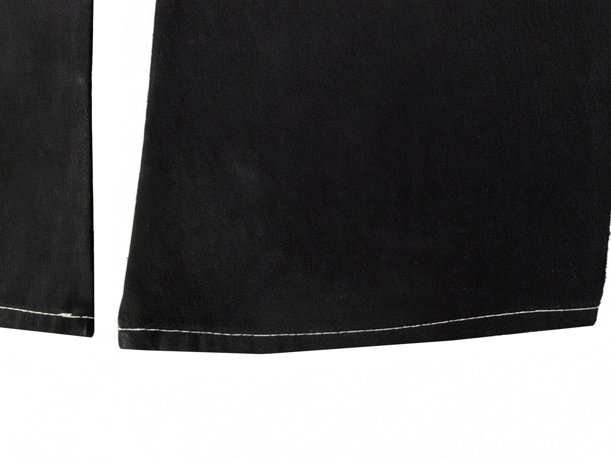 Madxmarx Angel Wing Graffiti Wide-Leg Jeans