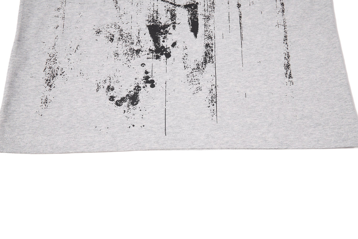 Madxmarx Distressed Star Graphic Long Sleeve Tee