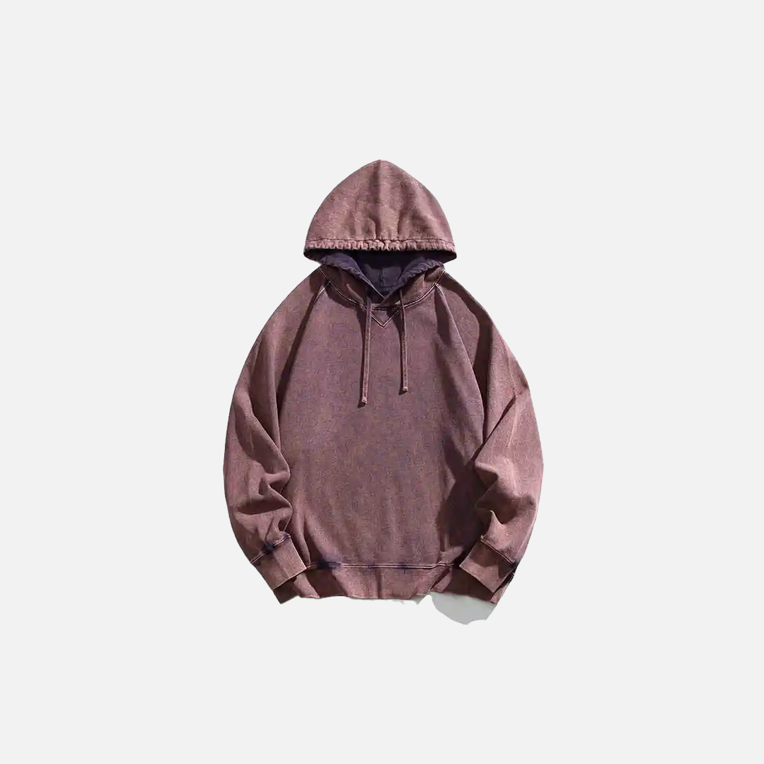 Trendy High-End Washed Japanese Hoodie