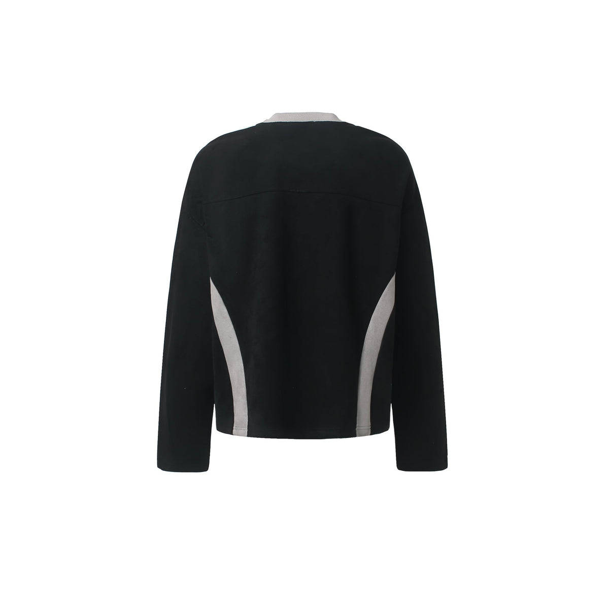 Madxmarx Contrast Panel Washed Long Sleeve Tee