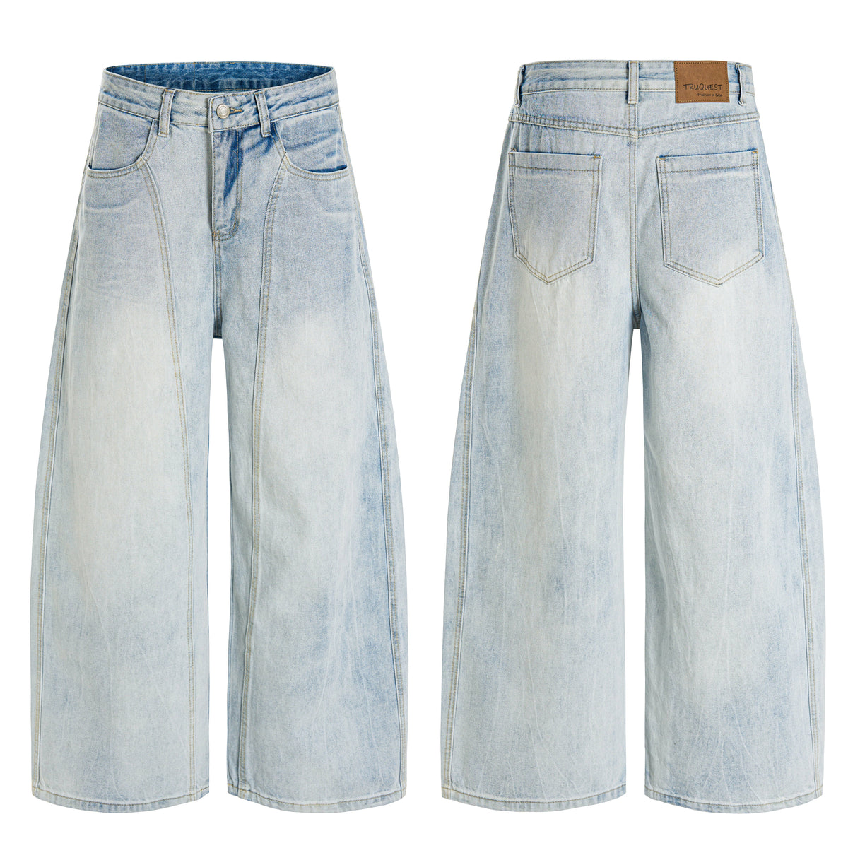 Jeans larges vintage délavés Madxmarx