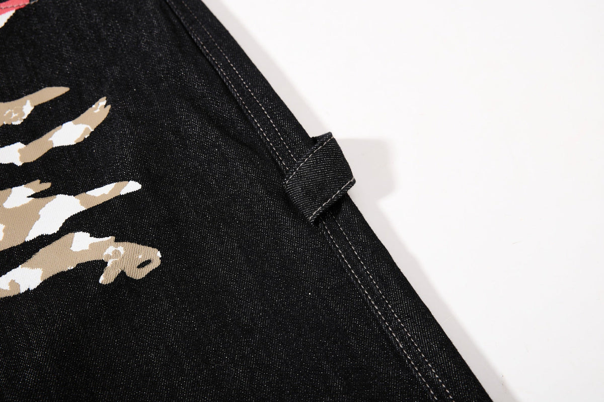 Madxmarx Vintage Flag Baggy Jeans