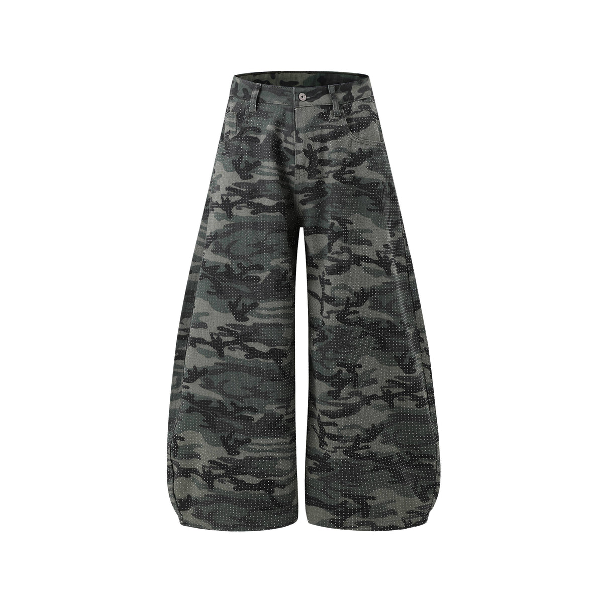 Madxmarx Camouflage Wide-Leg Jeans