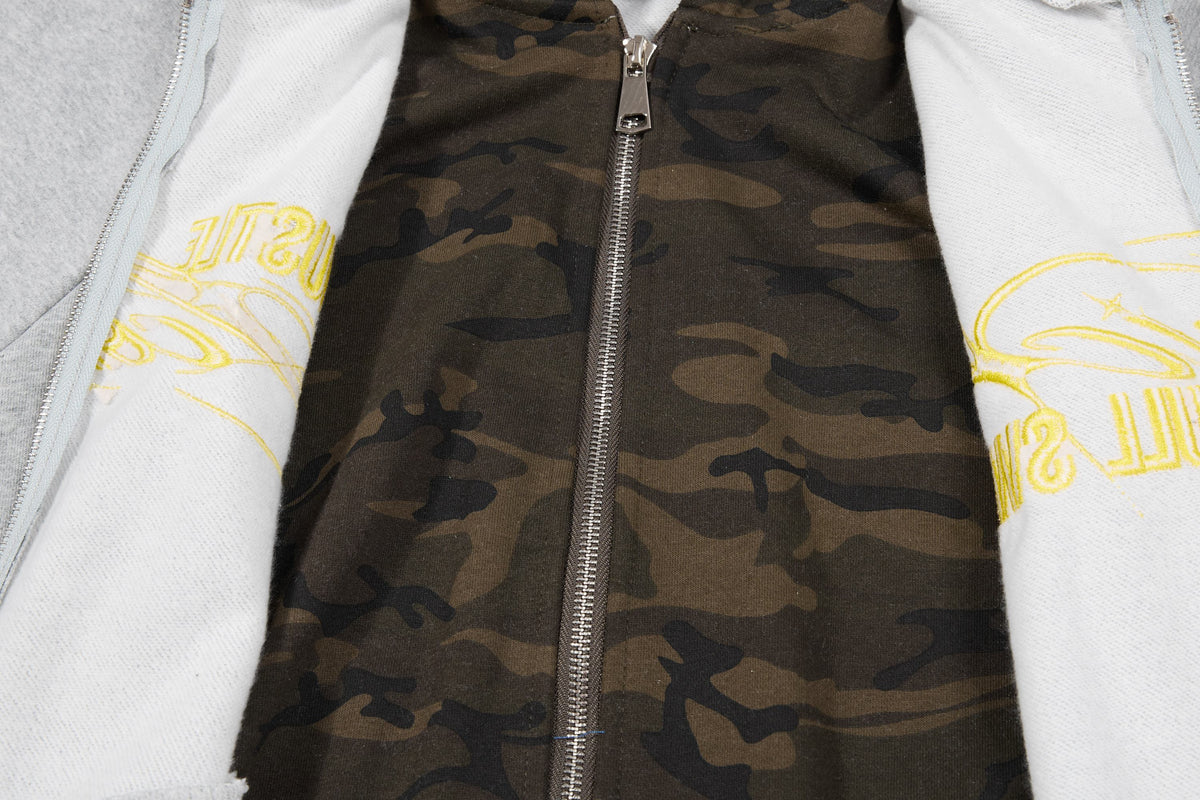 Madxmarx Hustle Script Zip-Up Hoodie