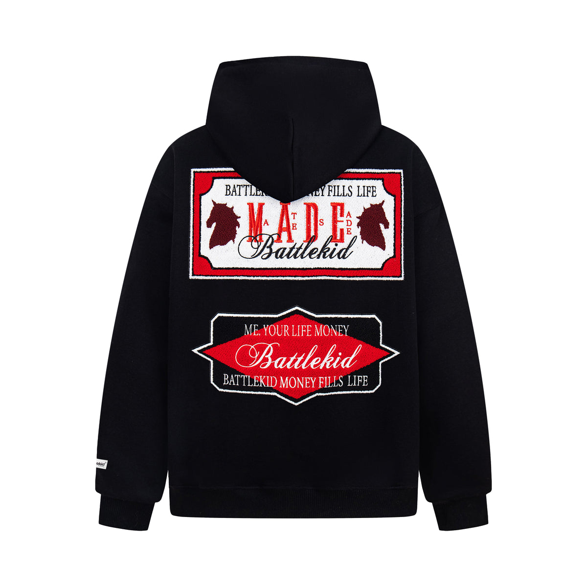 Madxmarx Embroidered Badge Logo Hoodie