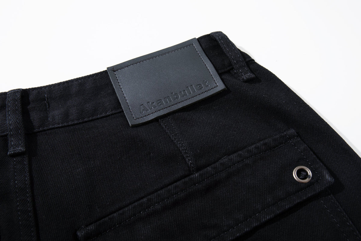 Madxmarx Tactical Distressed Wide-Leg Pants