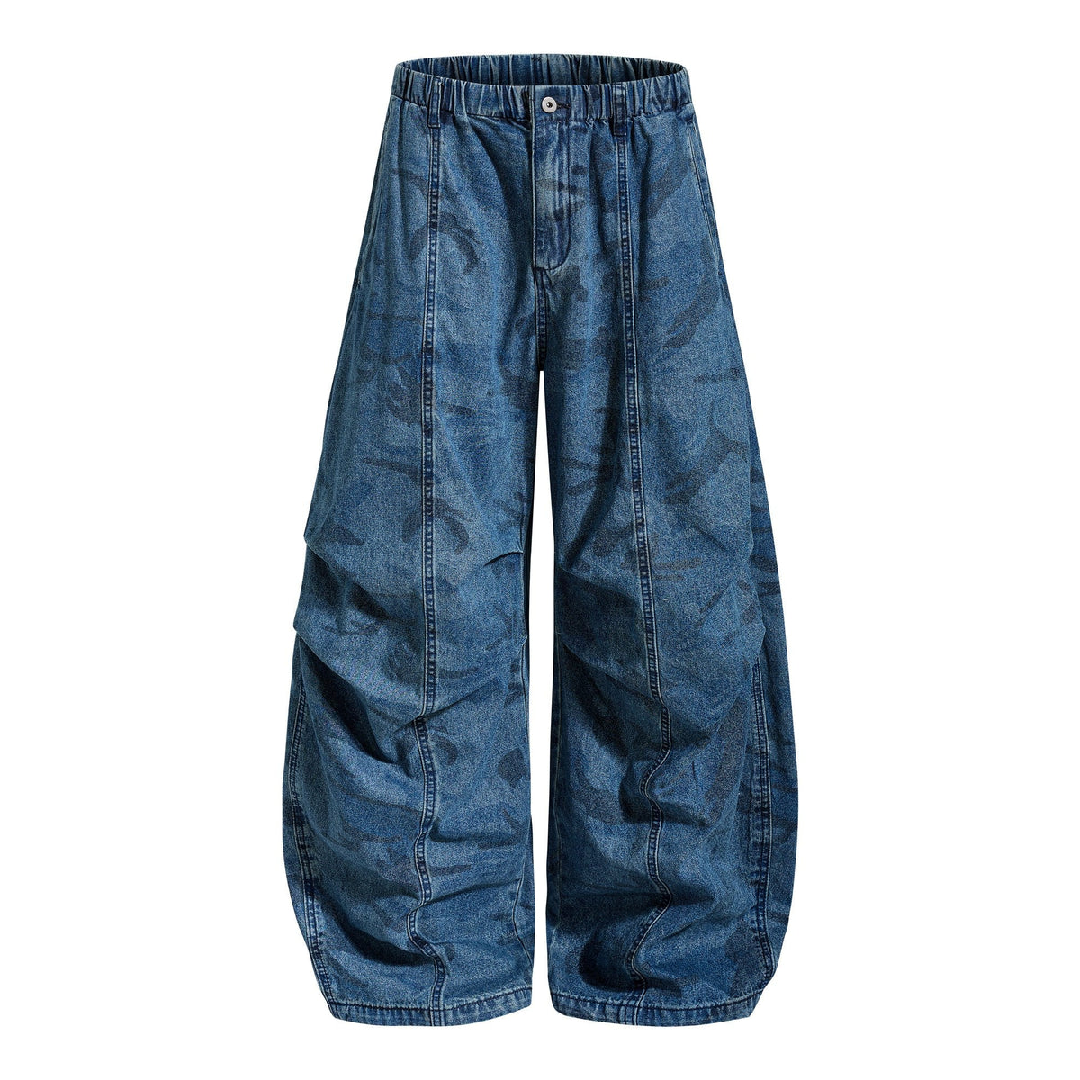 Madxmarx Washed Camo Baggy Jeans