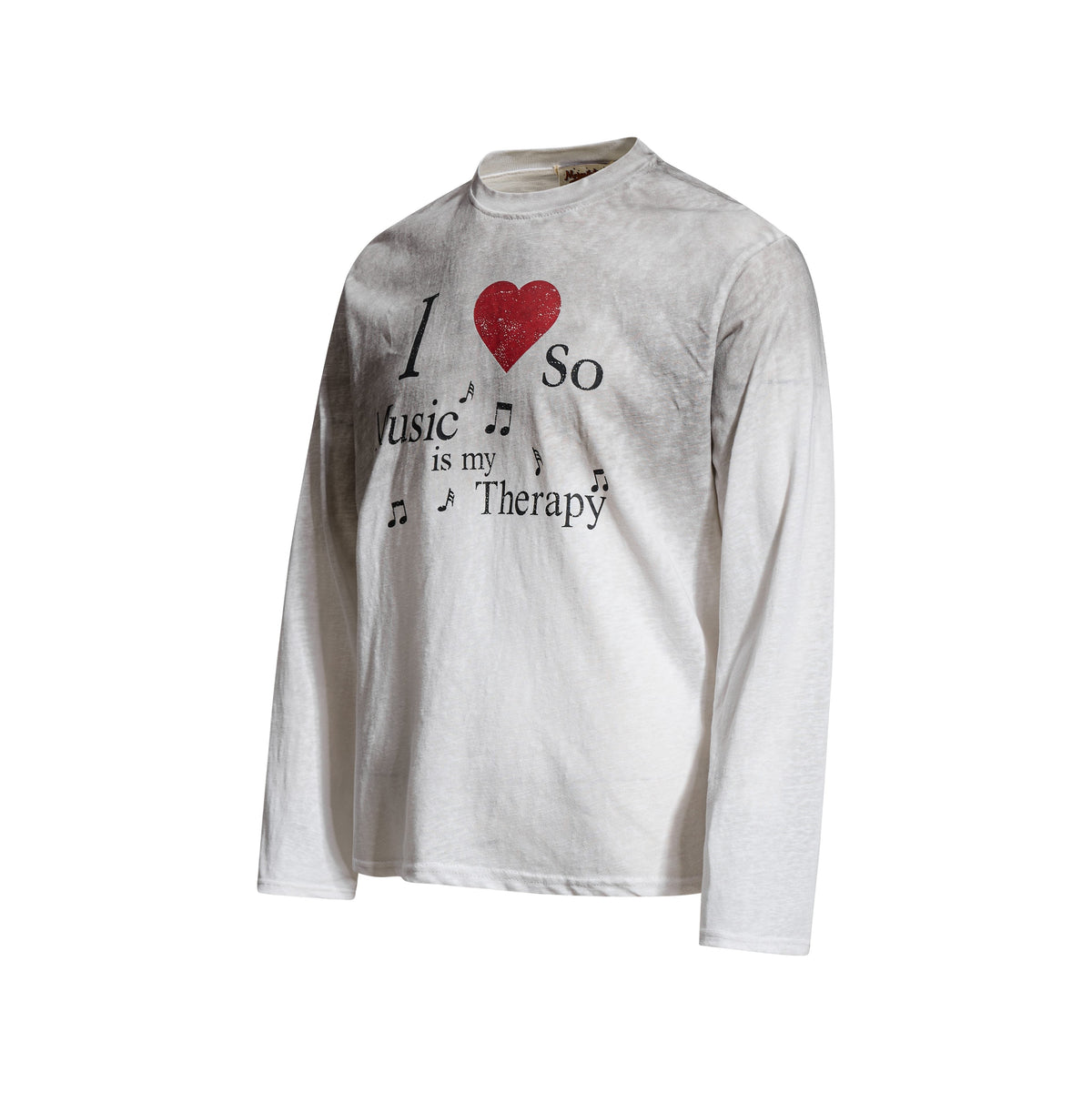 Madxmarx Vintage Music Graphic Long Sleeve Tee