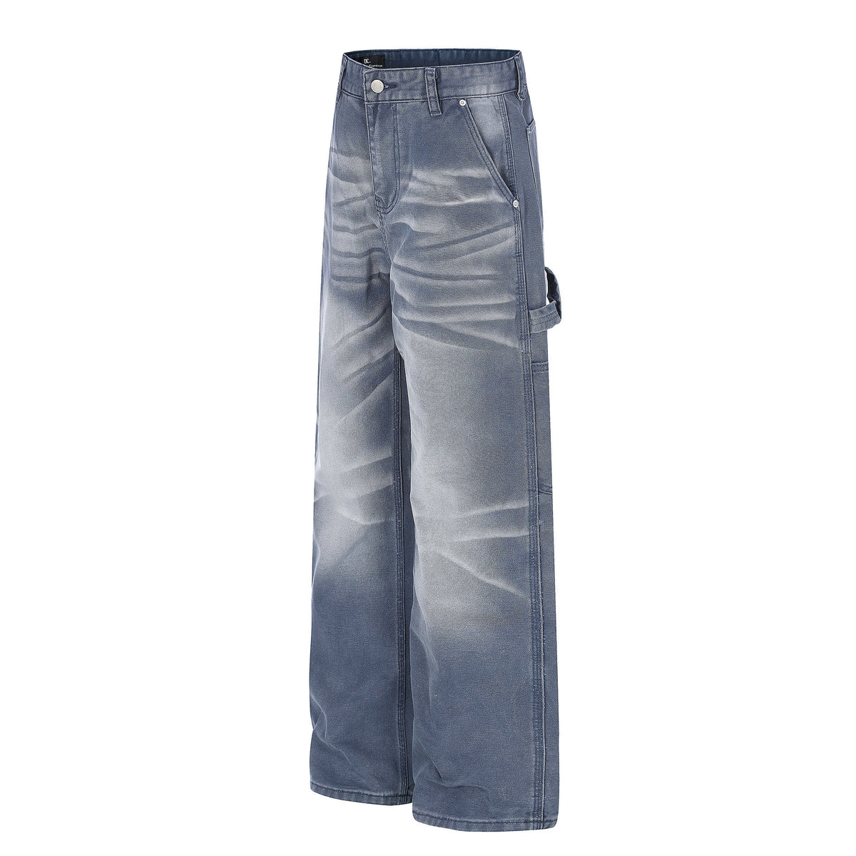 Madxmarx Jeans aus Denim mit gewaschenem Knittereffekt