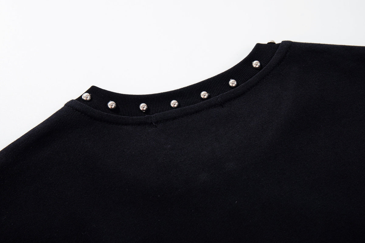 Madxmarx Studded Graphic Henley